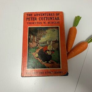 Vintage 1943 The Adventures of Peter Cottontail by Thornton W. Burgess